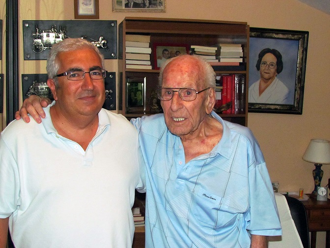 Francisco Serrano, con José Manuel Algarbani.