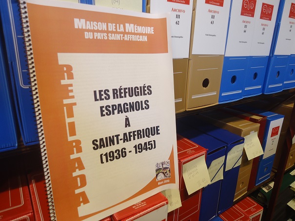 El estudio Les Réfugiés Espagnols à Saint-Affrique, en el Archivo de la Casa de la Memoria La Sauceda.