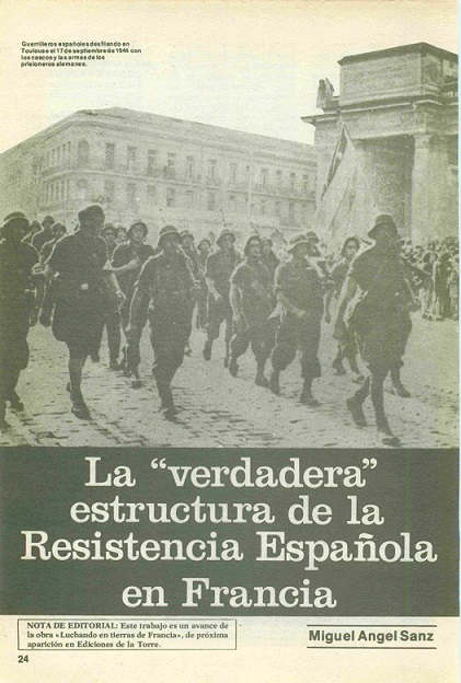 Primera página del artículo de Miguel Ángel Sanz en el nº 67 de Tiempo de Historia, de junio de 1980.