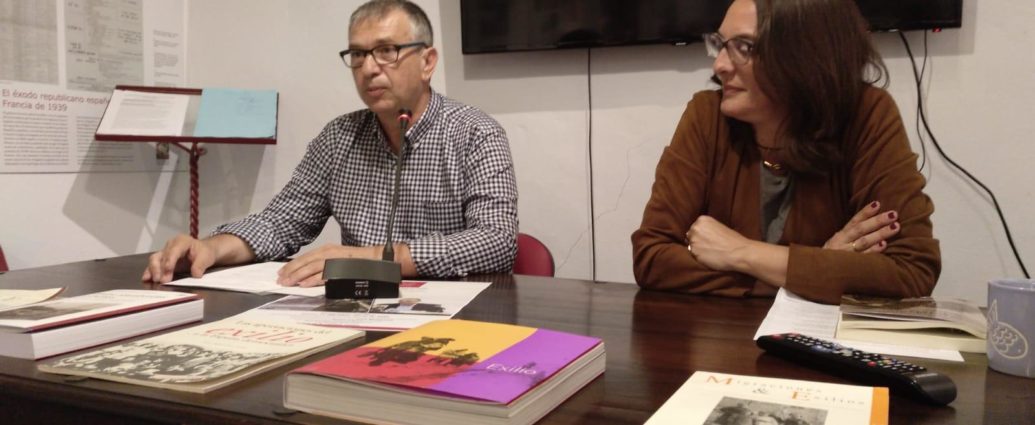 José Beneroso y Belén López Collado, en la presentación del libro.