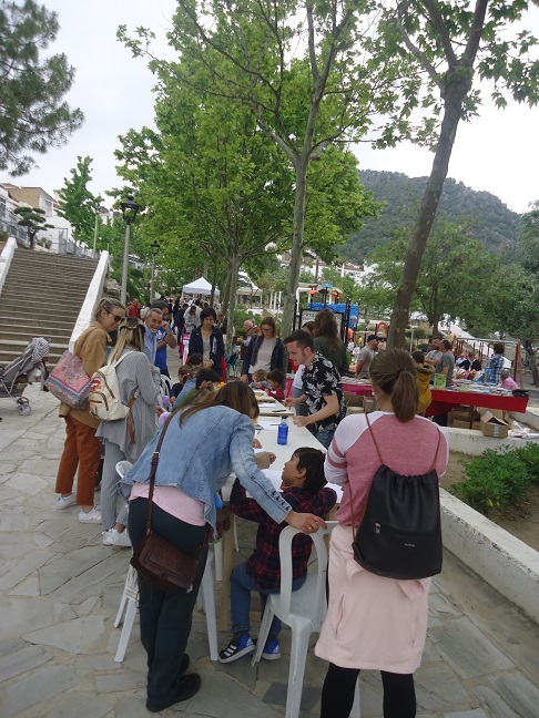 Feria del Libro de Ubrique el 4 de mayo de 2019.