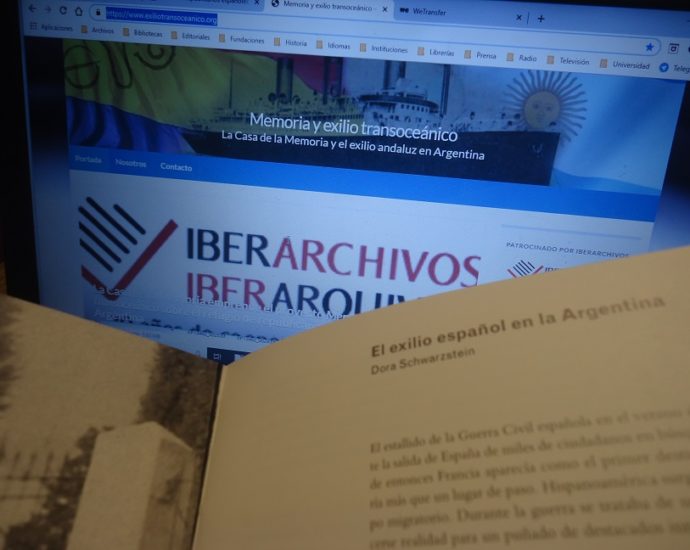 Título del artículo que enmarca el contexto histórico general del exilio republicano español en Argentina.