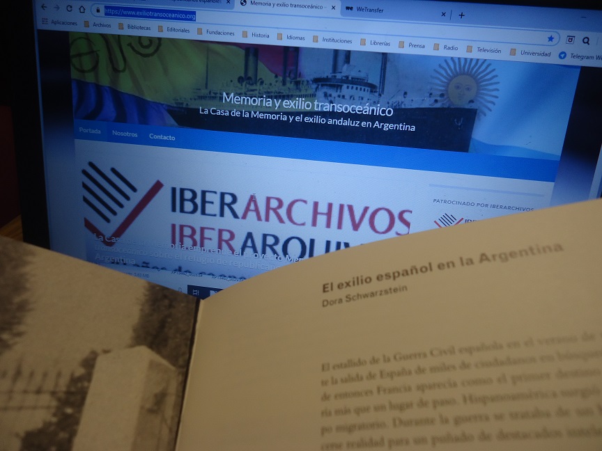 Título del artículo que enmarca el contexto histórico general del exilio republicano español en Argentina.