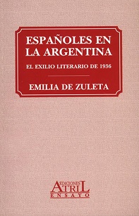 Cubierta del libro de Emilia de Zuleta, incorporado a la biblioteca digital de la Casa de la Memoria.