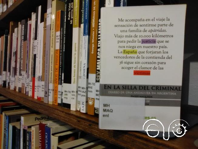 El ejemplar, en la Biblioteca de la Casa de la Memoria.