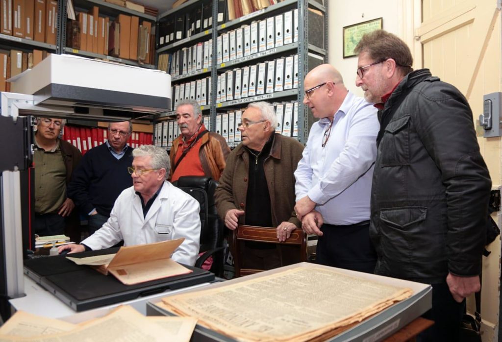 Prácticas en The Gibraltar National Archives.