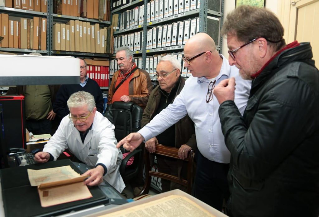 Prácticas en The Gibraltar National Archives.