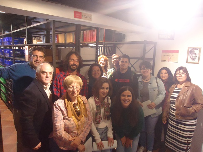 Participantes en el Taller de archivística.