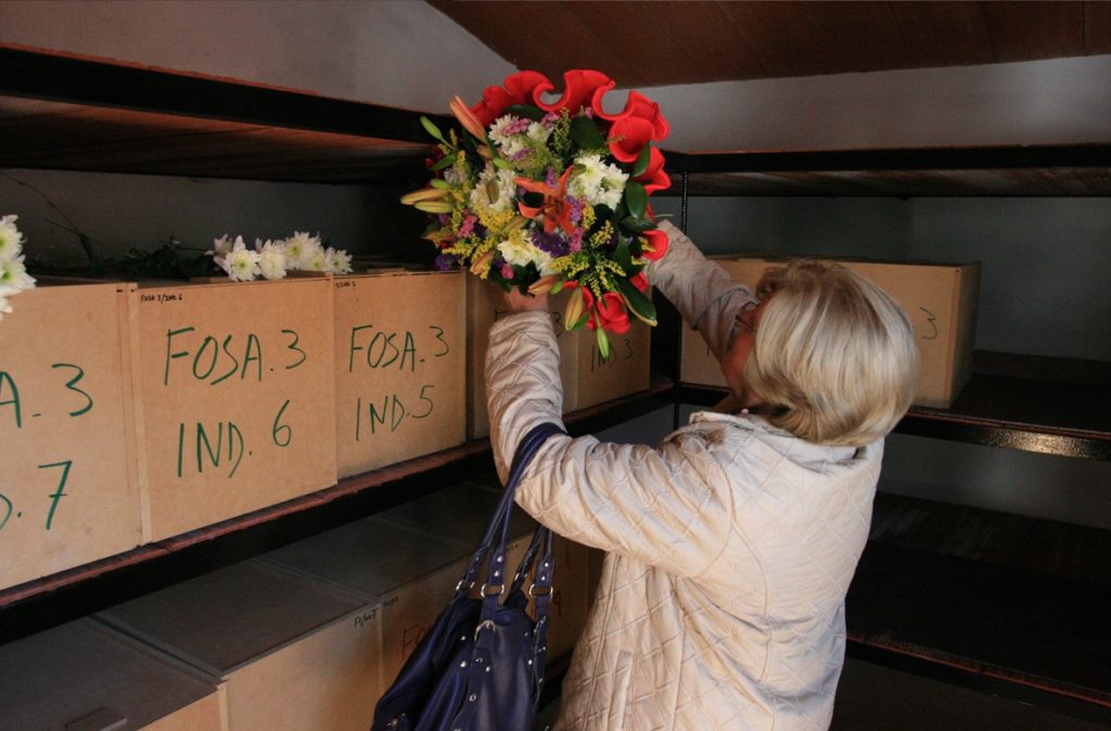 Panteón de la Dignidad en el Cementerio de la Sauceda.