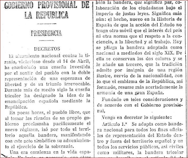 Gaceta de Madrid, 28/6/1931.