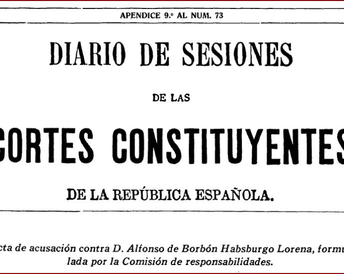 Diario de Sesiones de las Cortes Constituyentes nº 73, 12/11/1931 (apéndice 9).