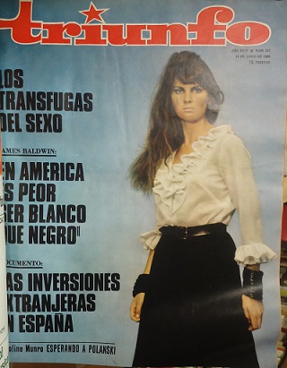 Portada de la revista Triunfo.