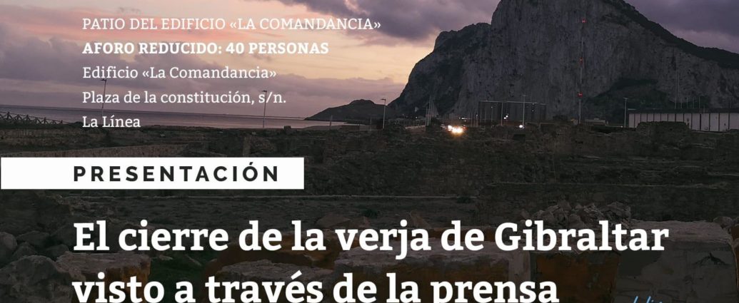 Cartel del anuncio de la presentación del libro.