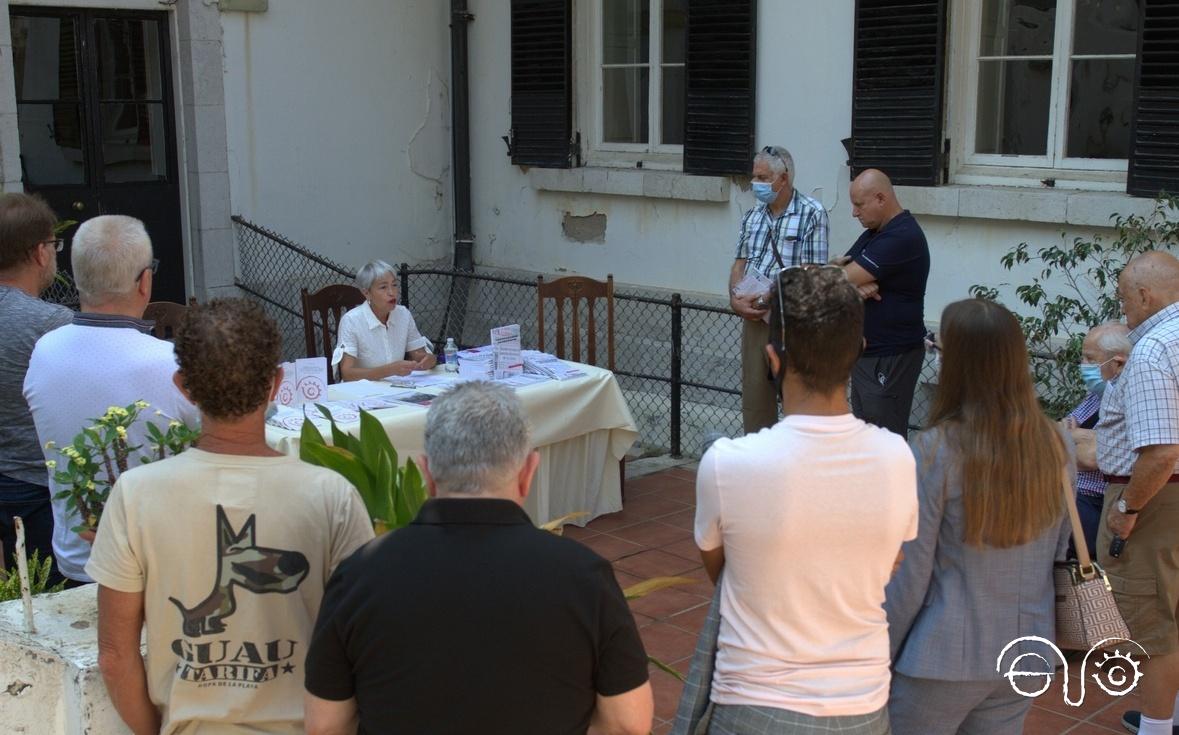 Malgara García Díez, ante un aforo reducido para respectar las normas sanitarias por la pandemia.