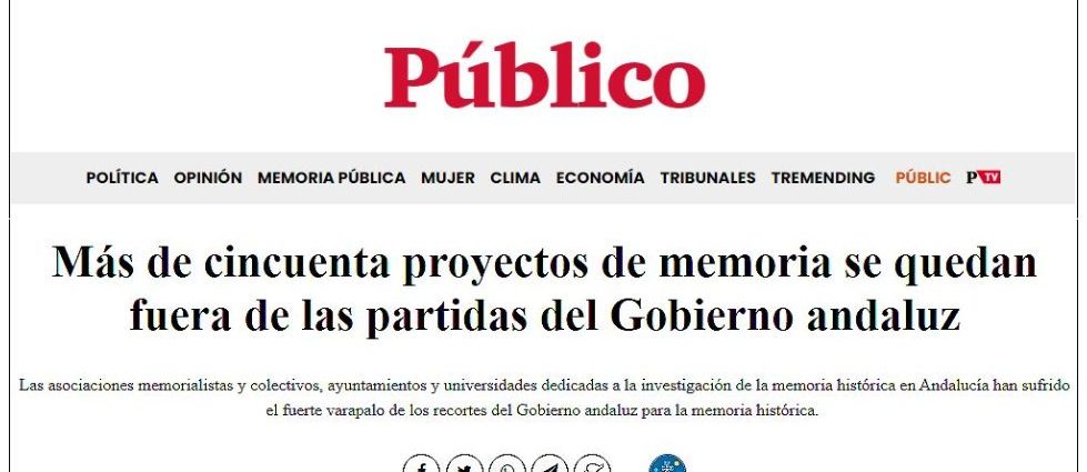 Titular del reportaje.