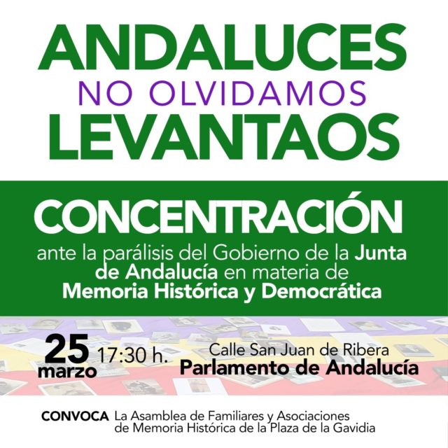 Cartel de la concentración.