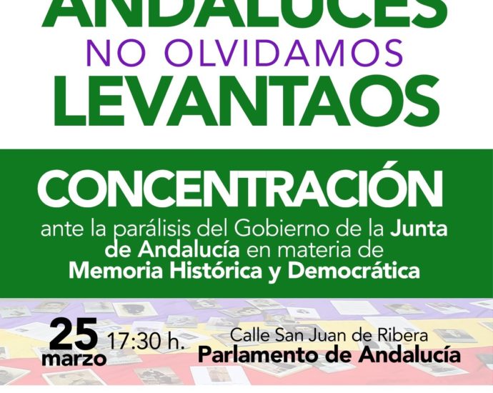 Cartel de la concentración.