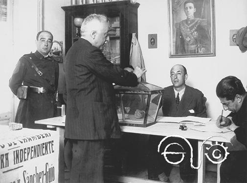 Votación de Alcalá Zamora en las eleccones locales del 12 de abril de 1931.