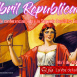 Abril Republicano Cartel del ciclo de conferencias.