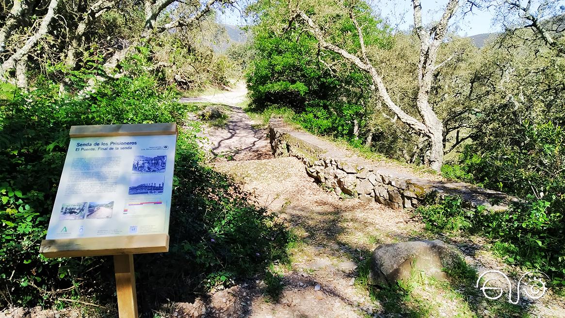 Un tramo del Sendero de los Prisioneros.