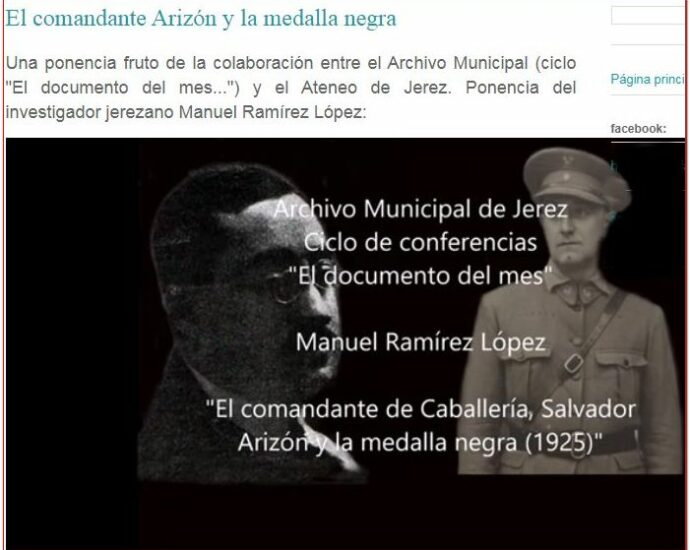 Ponencia impartida por Manuel Ramírez López.