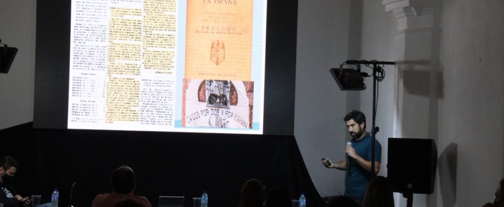 Jesús Román, durante su exposición.