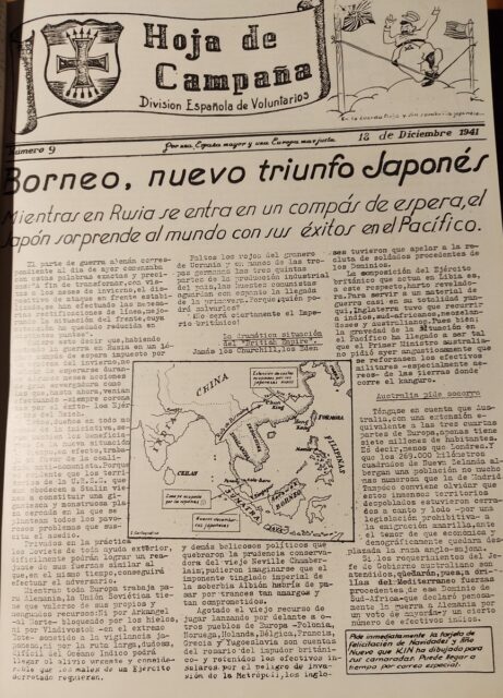 Al tiempo que se da cuenta de loas victorias japonesas en el Pacífico, se muestra a Estados Unidos y al Reino Unido en la cuerda floja.