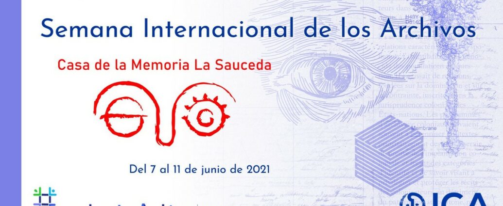 Cartel de la Semana Internacional de los Archivos.