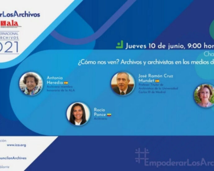 Charla entre colegas ¿Cómo nos ven Archivos y archivistas en los medios de comunicación