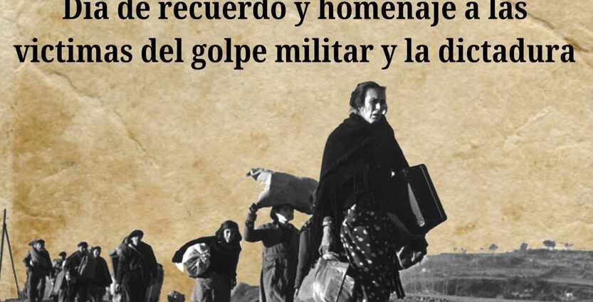 Día del recuerdo y homenaje a las víctimas del golpe militar y la dictadura.