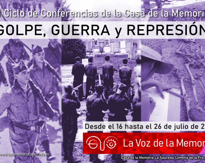 Ciclo de conferencias "Golpe, guerra y represión".