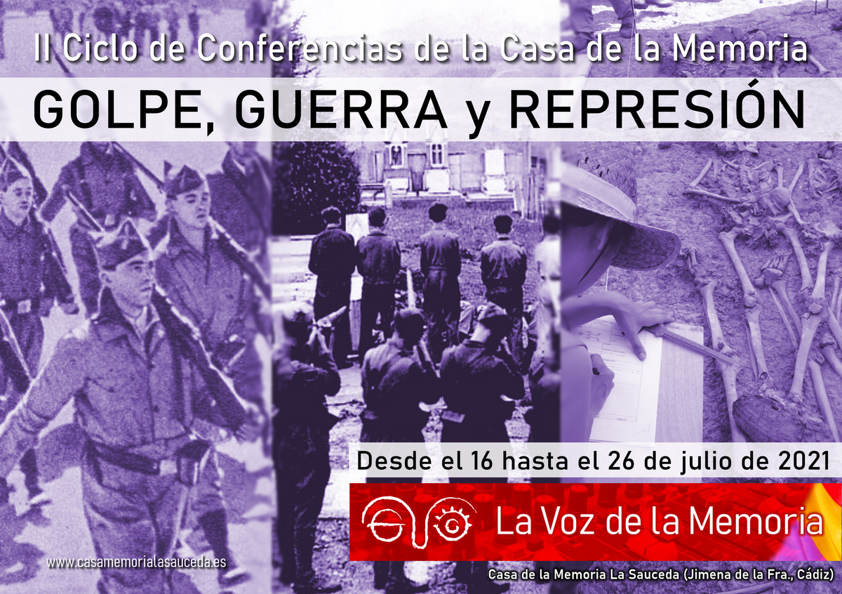 Ciclo de conferencias "Golpe, guerra y represión".
