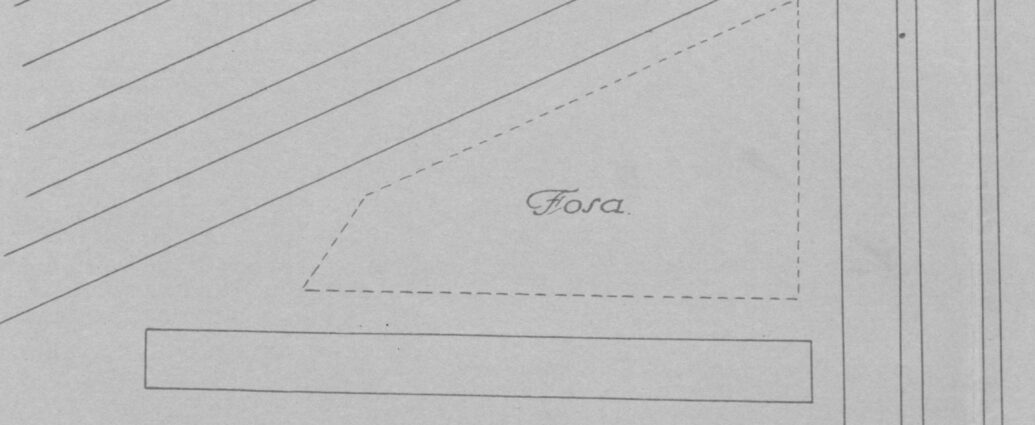 Plano de la fosa Pico Reja (Archivo Municipal de Sevilla).