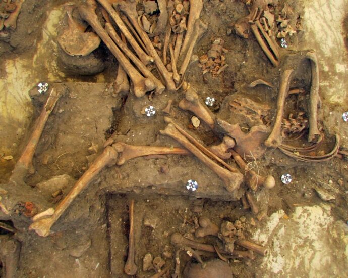 Fosa común del cementerio de Jimena de la Frontera.