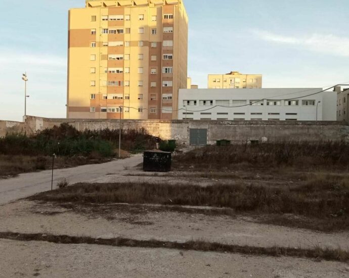 Fosa sur del cementerio de Cádiz.