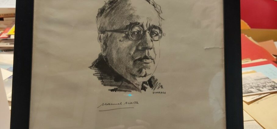 Retrato de Manuerl Azaña.