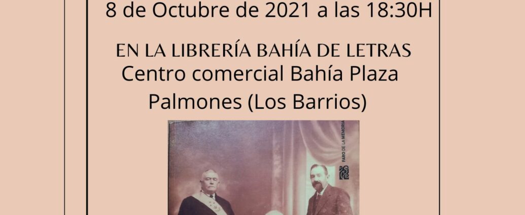 Cartel de la presentación del libro.