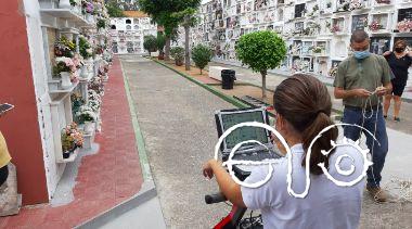 Pruebas geofísicas en el cementerio de La Línea.