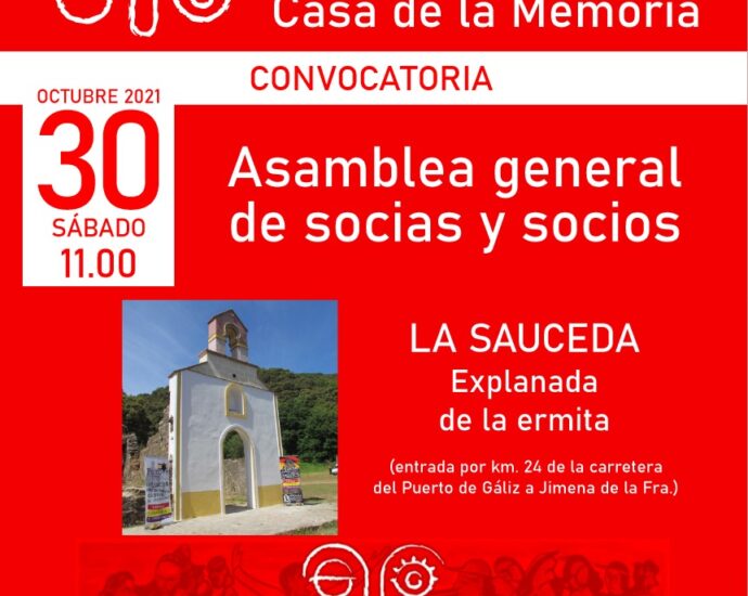 Convocatoria para I Asamblea General de Socias y Socios.