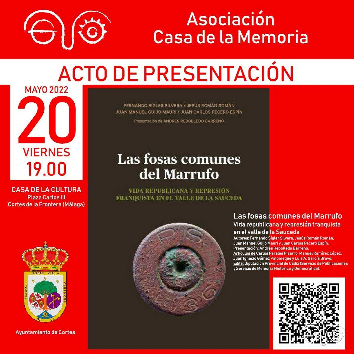 Cartel de la presentación.