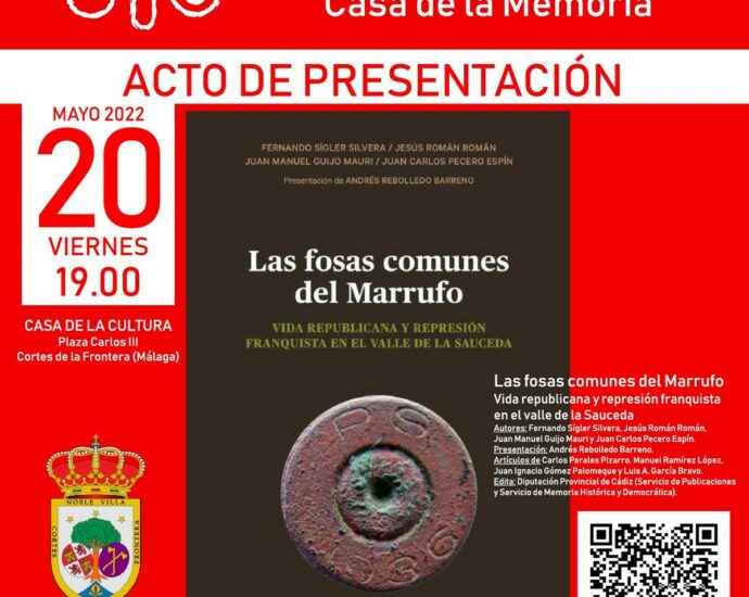 Cartel de la presentación.