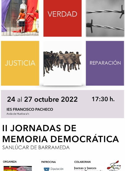 Cartel de las jornadas.