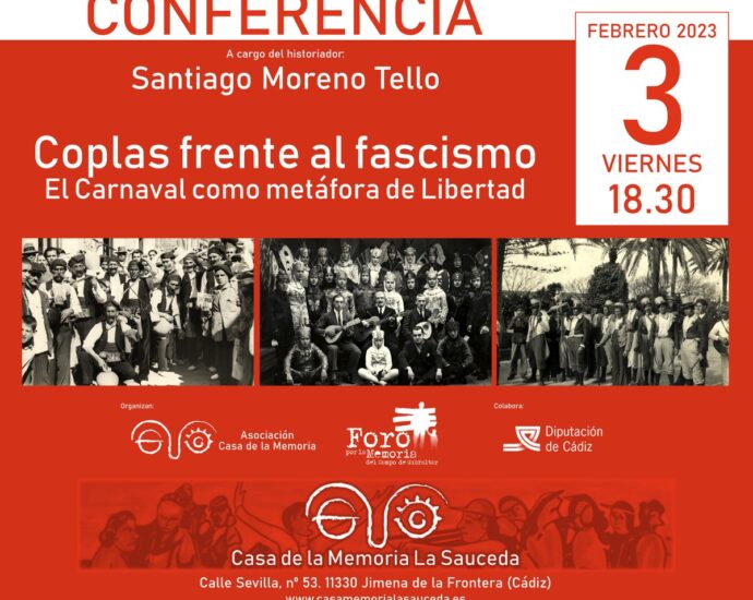 Cartel de la conferencia.