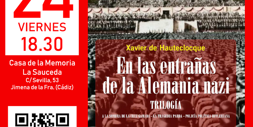 Cartel de la presentación.