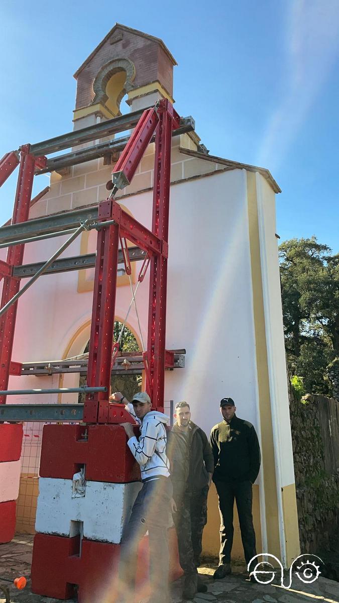 Segunda fase de la restauración de la ermita de la Sauceda.