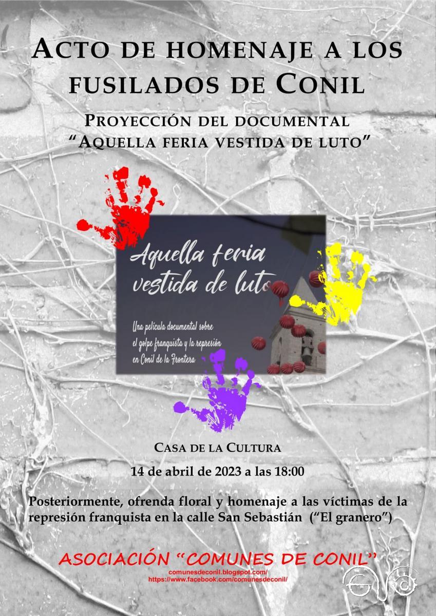 Cartel de las actividades.