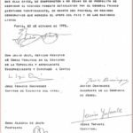 Acta de la reunión de París del 12 de octubre de 1975.