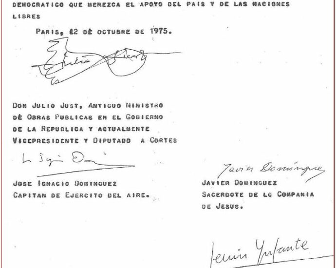 Acta de la reunión de París del 12 de octubre de 1975.