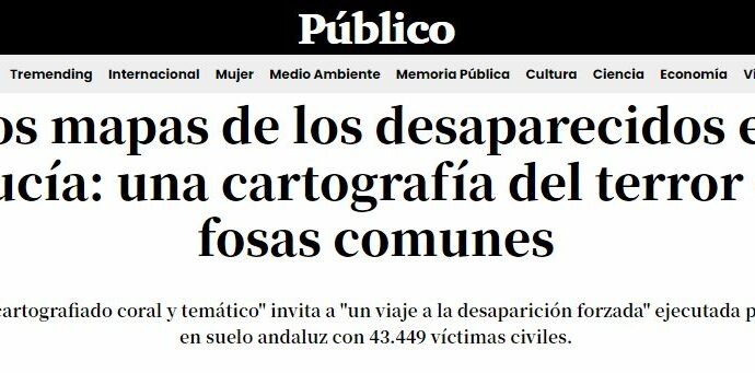 Titular del reportaje de Público.
