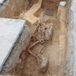 Los retos de la persona fusilada hallados en el cementerio de San Roque.